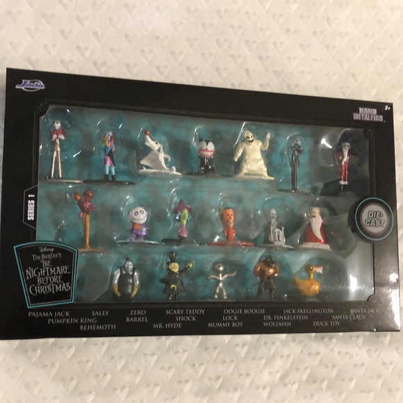 DISNEY TIM BURTONS THE NIGHTMARE BEFORE CHRISTMAS Jada Die Cast Set Series 1 NEW - Picture 3 of 13